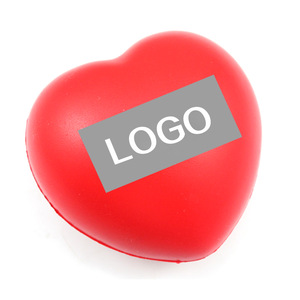 Promotional Custom Heart Shape Stress Ball, 0101020 MOQ 1000PCS One Year Quality Warranty
