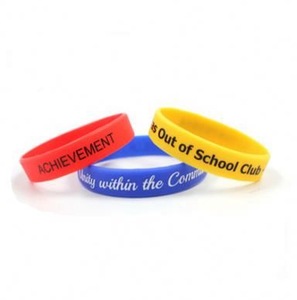 Hot Selling Custom Rubber Bracelet, Silicon Wristband, Silicone Bracelet