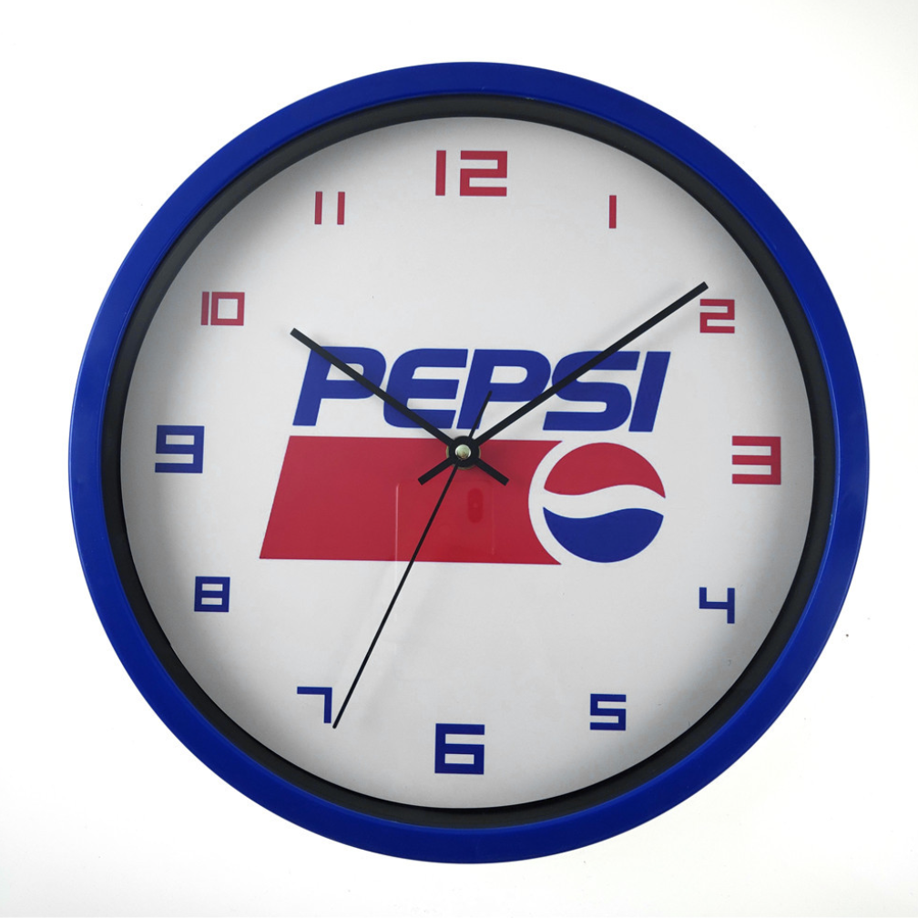 Custom Logo Promotional Giveaways Gifts Items Advertising Customized Plastic Wall Clock