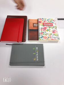 Colorful Diary Notebook With Bookmark