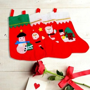 Promotional christmas stocking,christmas decorations stocking,sweet gift stocking