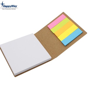 Custom Print Kraft Paper Sticky Wholesale Notepad 0703072 MOQ 100PCS One Year Quality Warranty