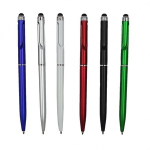 Top-Rated Promotional Rotate Thin Plastic Ballpoint Stylus Pen 0201164