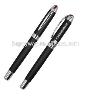 Promotion Classical Business Black Metal Roller Pen , MOQ 100 PCS 0207110 One Year Quality Warranty
