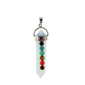 Natural Crystal Ball Decoration Sword Shape Pendants