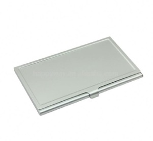 Aluminium bulk business card holder