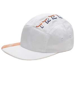 OEM Embossed White 5 Panel Baseball Hats