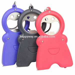 Bottle Opener LED Body Tape Measure, MOQ 1000 PCS 0402014 One Year Quality Warranty