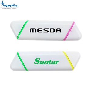 Colorful fashion style custom highlighters with logo
